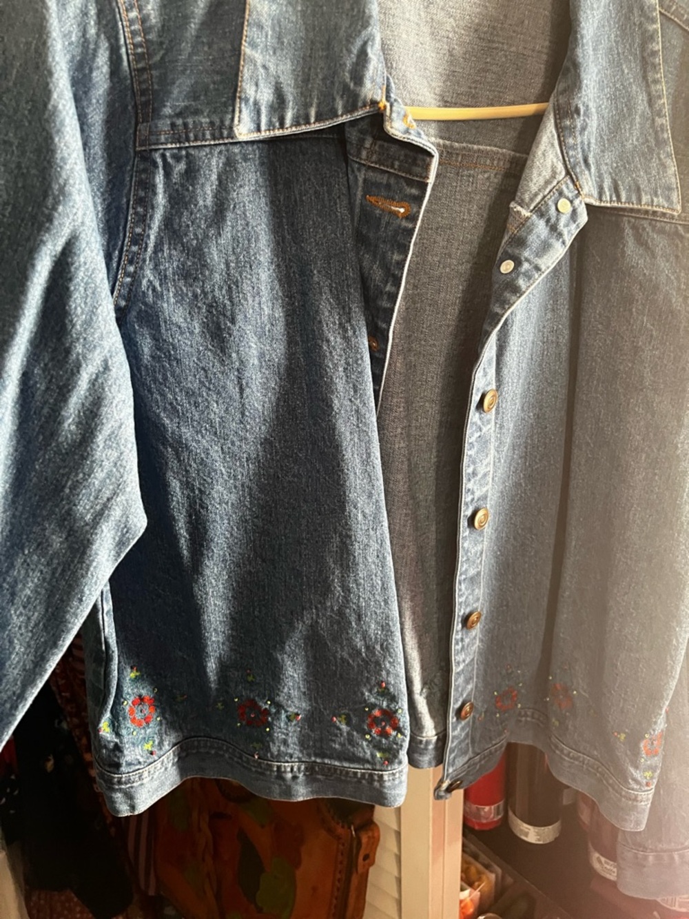Kim Rogers Denim Top - Blue